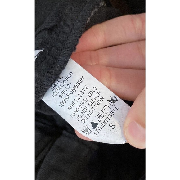 NWT Mustard Seed Stripe Side Denim Skirt Size Small Women’s Black Tie Waist - Picture 5 of 7